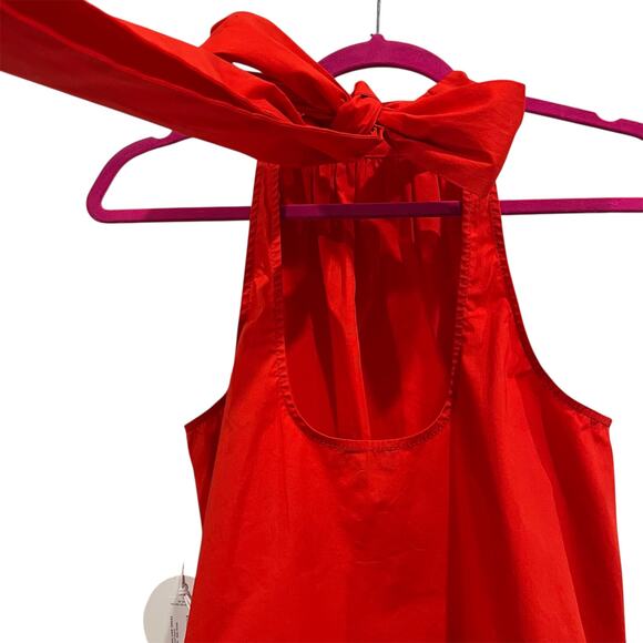 NWT NEW STAUD Marlowe Halter Mini Dress - Picture 6 of 11